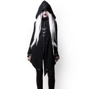 Rogue+Wolf Moon Seer Cardigan with oversized hood